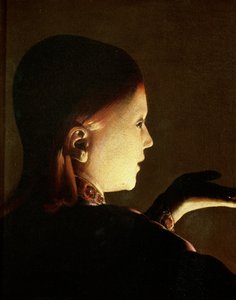 Jozef en de Engel (detail) door Georges de La Tour